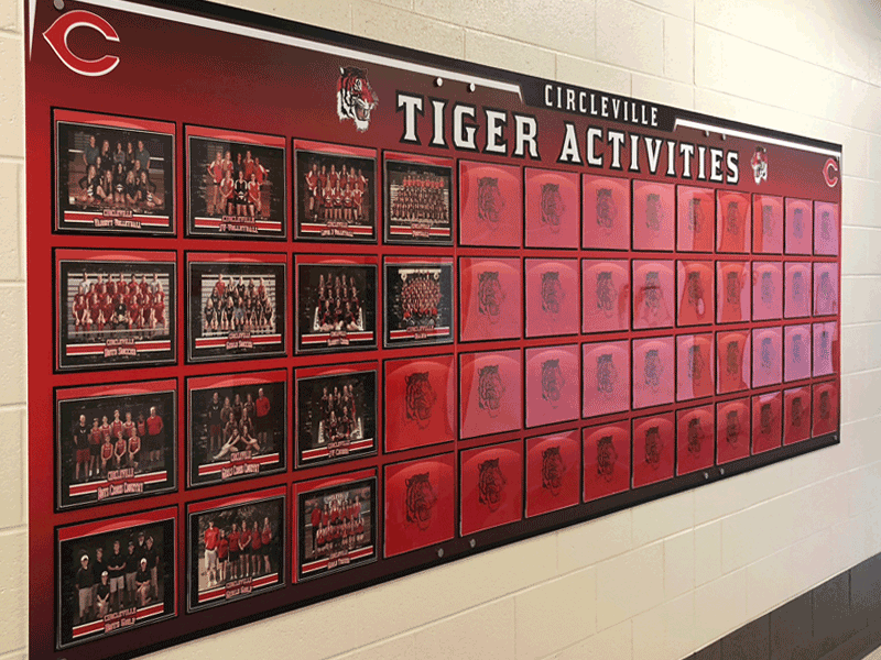 Circleville High School Team Photo Board for Activities