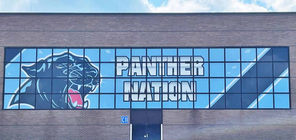 Hilliard Darby High School Window film - Panther Nation