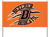 beecher bobcats orange breakaway banner