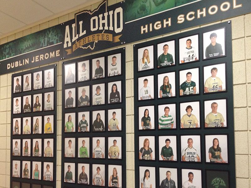 student photo board all ohio athletes 