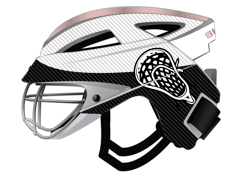 lacrosse helmet wrap cascade lx stix basket brown black