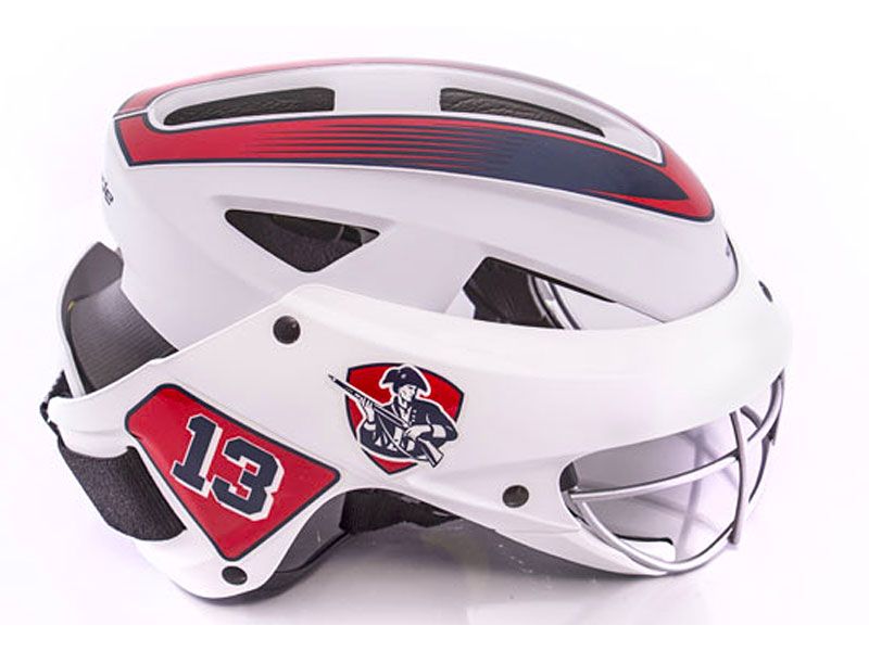 lacrosse helmet cascade lx multi item kit side number mohawk